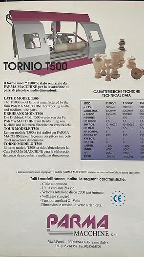 Gebraucht 1998 Parma Macchine T 500/3