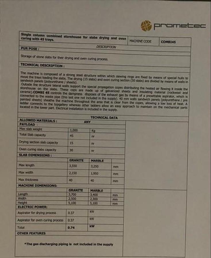 Gebraucht 2018 Prometec- Beschichtungsanlage/Resin line-