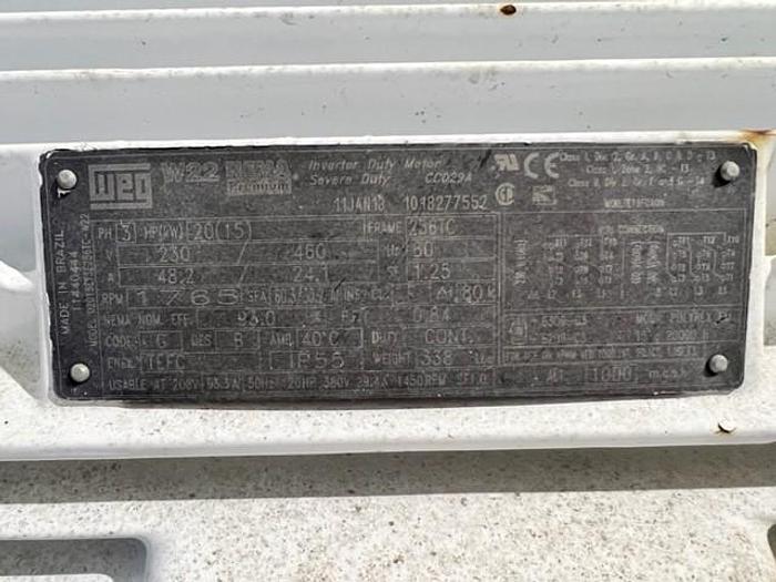 Used Mill, Disintegrator, Corenco, Mdl M12A, S/st, 21", 20 HP #C744602