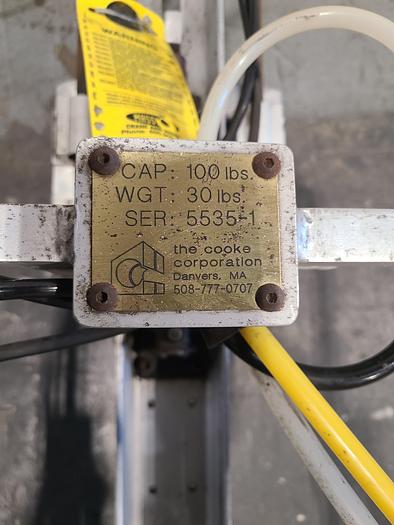 Used 350 Lb Air Balance Back Saver Heavy Lifting Hoist for Coil Stock