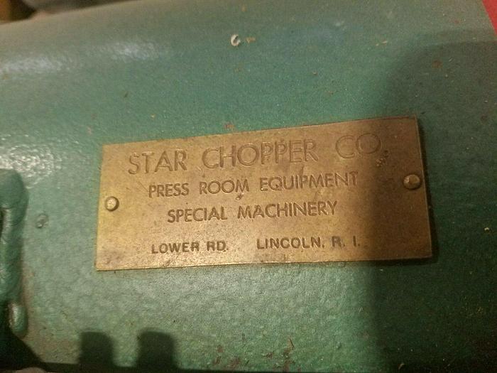 Used Heavy Duty Metal Stock 5" Chopper 1 HP with New Blades 220V 3 Phase