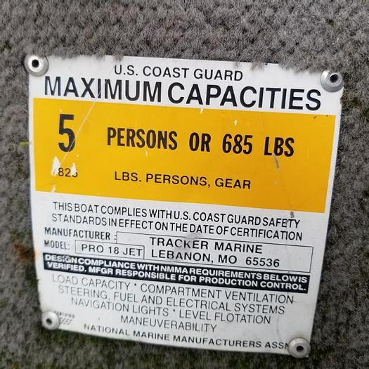 Used Used 1995 Bass Tracker Pro 18 Jet ~ SOLD