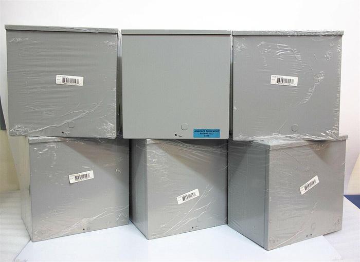 Used Milbank 12128-SC3R-NK 12x8x12 Screw Cover Electrical Enclosure Lot of 6 New 9322