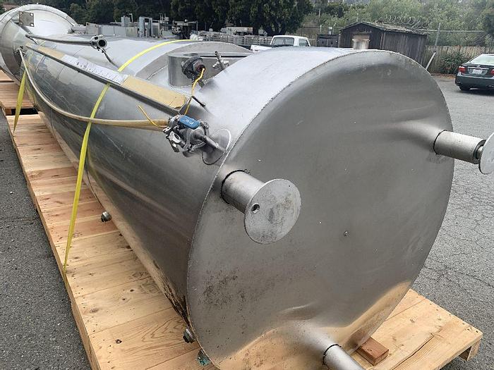 Used Tank, 1,175 Gallon, S/st, Jkt, Brite Tank, DT/DB, A #S743880