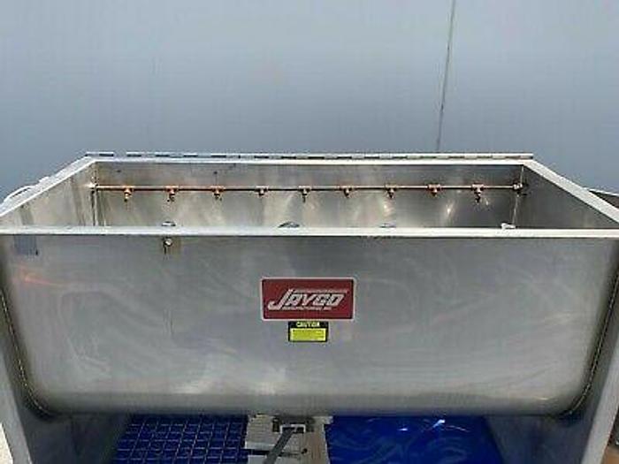 Used Jaygo 40 Cu Ft Stainless Steel Ribbon Blender w/ 7.5 HP Motor