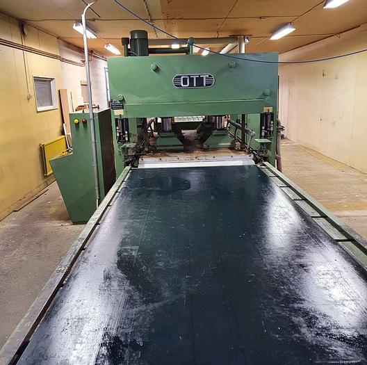 Used 1976 Ott Germany Ott Throughfeed Press D99-280