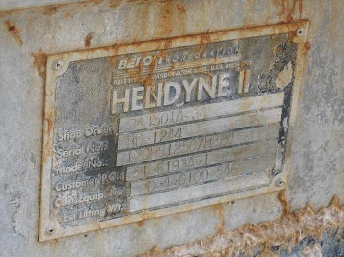 Used Beloit HELIDYNE Pulper Drive And Rotor, For A 20 Ft., Pulper Drive Type Rav, Model 120, Ratio 9.24:1 (1160 Rpm To 125 Rpm), Rated For 15% Consistency, 1250 Hp #15146