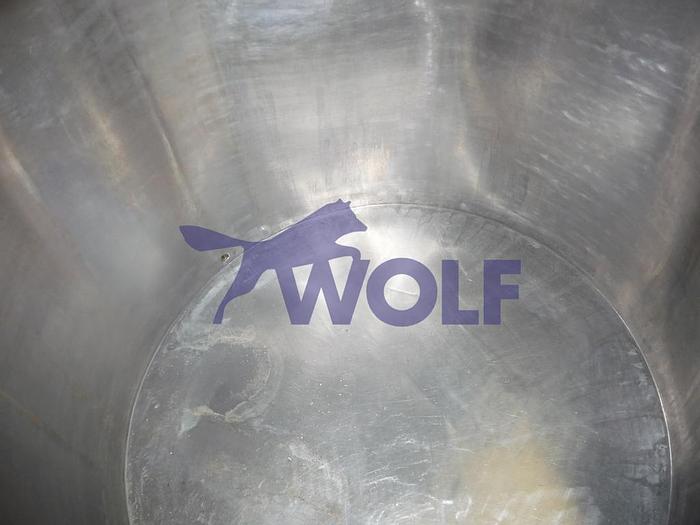 Used Used stainless steel tank with underframe