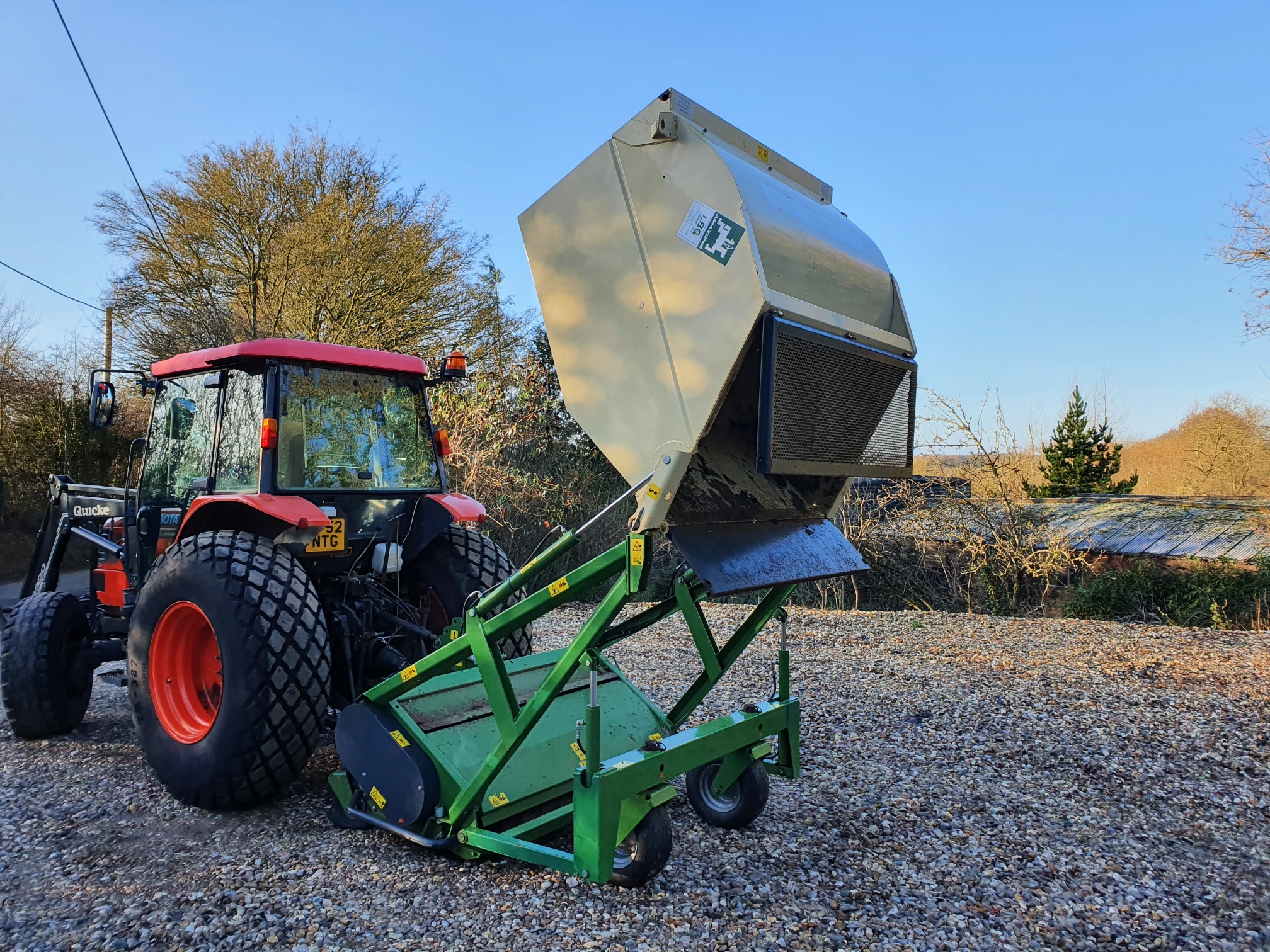 Used Amazone SmartCut GHLT 1500 Flail Mower Collector