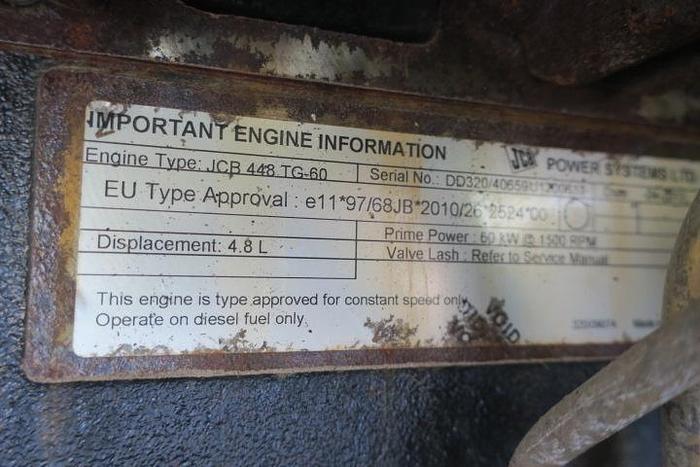 Used 2013 JCB G66QX - 60/66 KVA