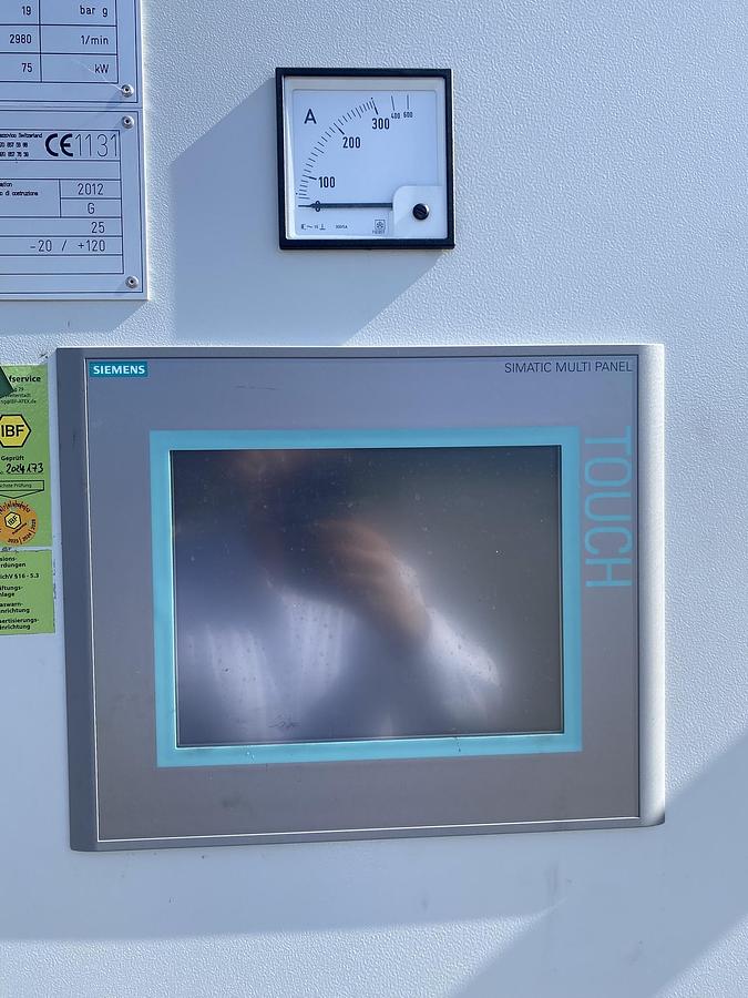 Used 2012 gas compressor Enerprojekt EGS-S-15/75W