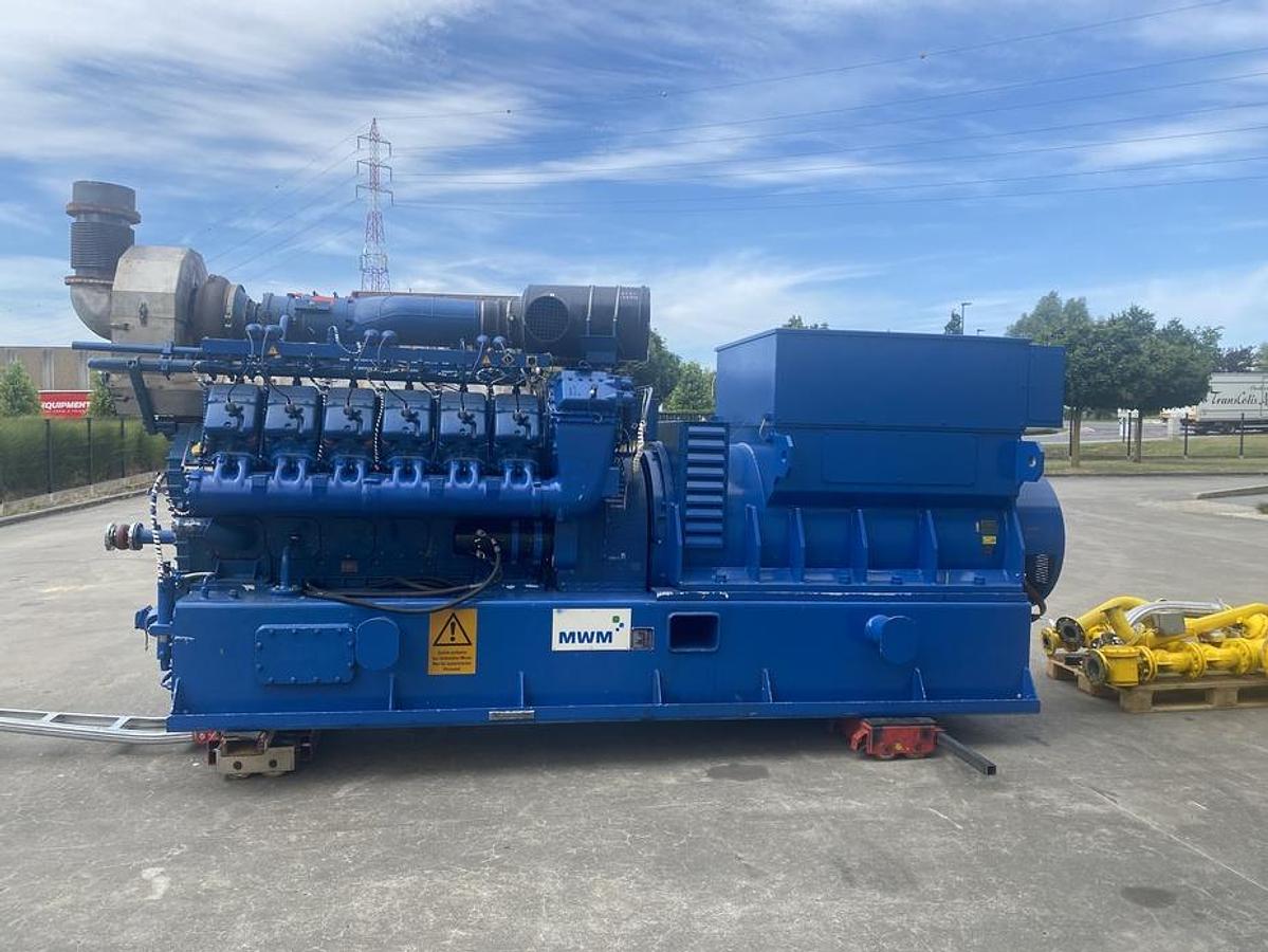 Used 2015 MWM TCG2020V12 - 1000 KWe