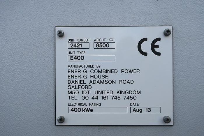 Used 2013 MAN 2842-LE322 - 400 KWe