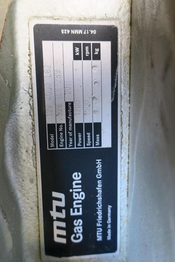 Used 2010 MTU 12V4000L62