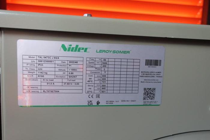 2023 Scania DC13072A - 500 KVA