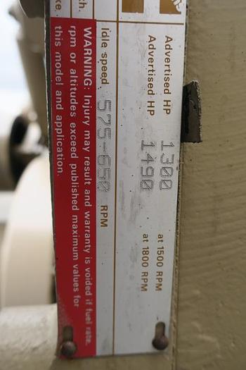 Used 1999 Cummins KTA50G1 - 1300 HP