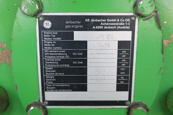 Used 2009 Jenbacher J416 - 999 KWe