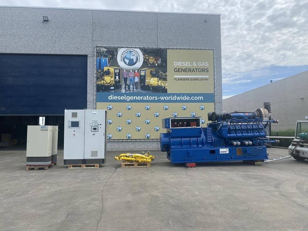 Used 2015 MWM TCG2020V12 - 1000 KWe