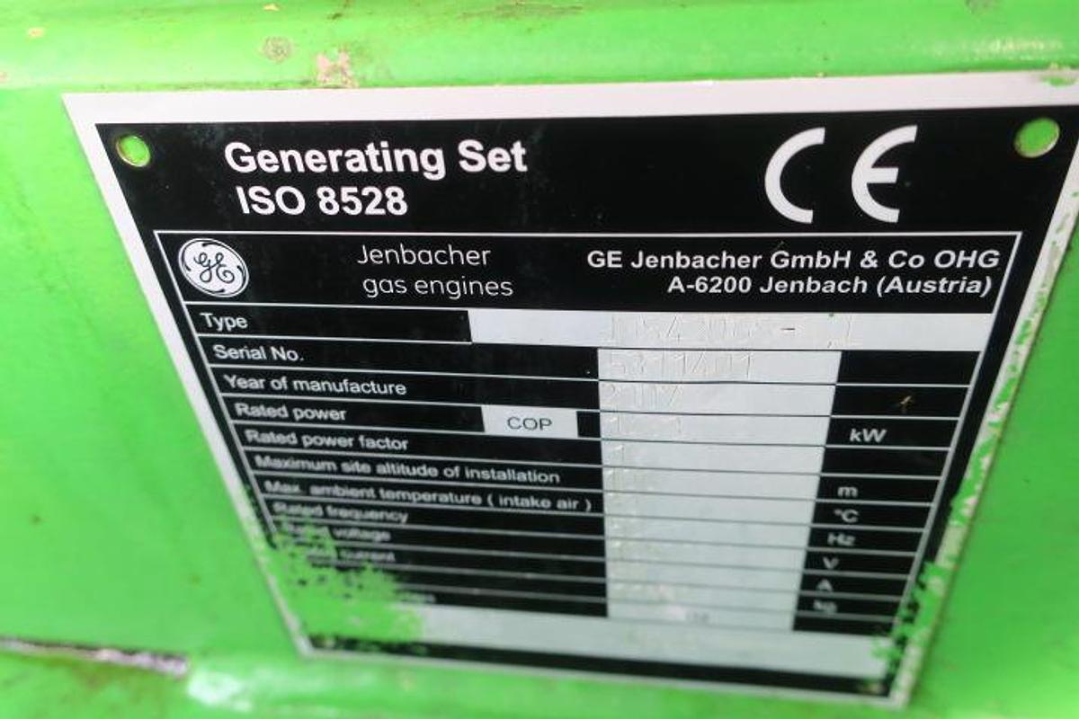 Used 2007 Jenbacher J420