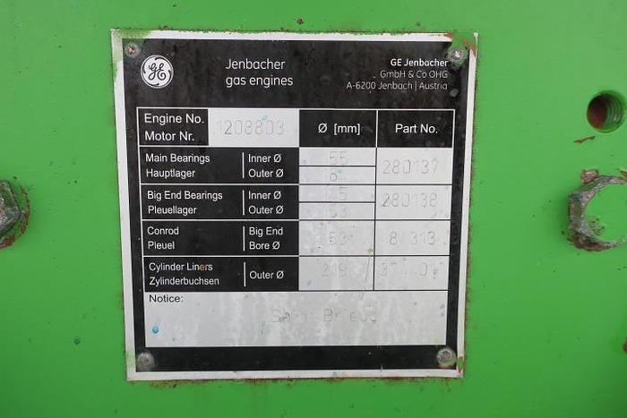 Used 2011 Jenbacher JMS616 GS-N.L