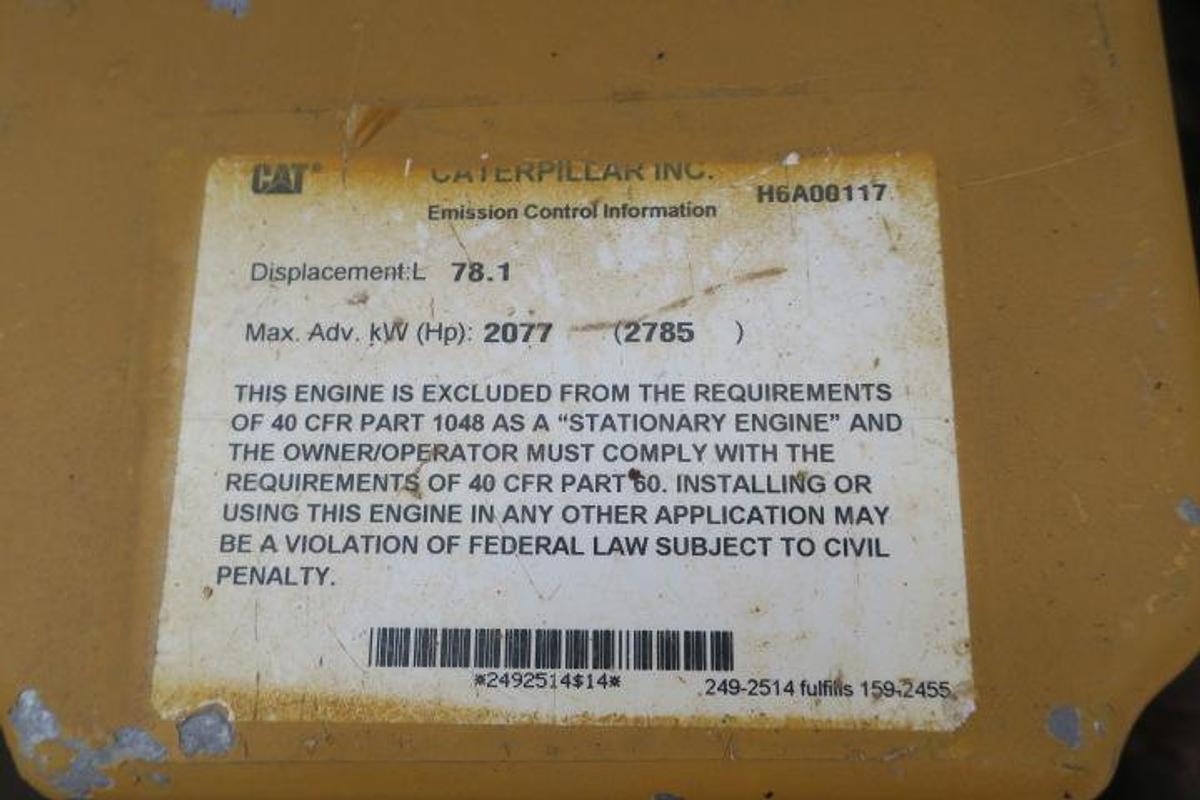 Used 2013 Caterpillar G3516H