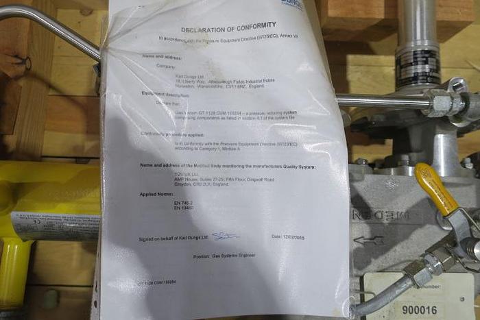 Unused Dungs DN80 GT1128CUM