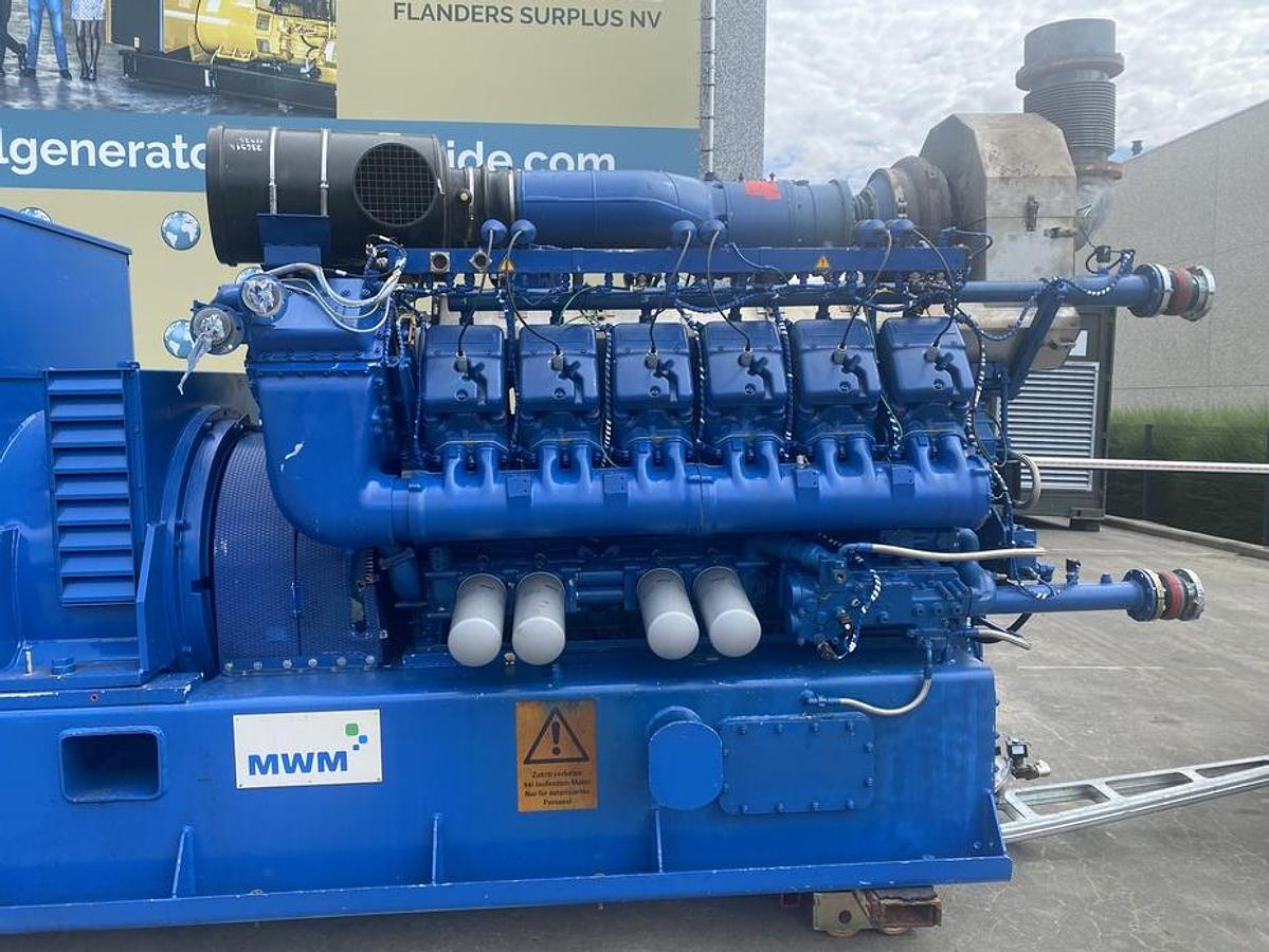 Used 2015 MWM TCG2020V12 - 1000 KWe