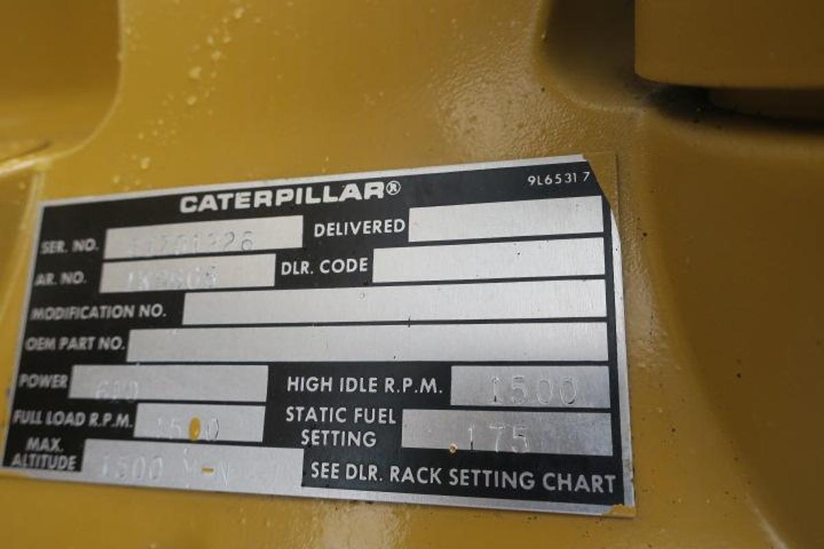 Used Caterpillar 3412 - 519/570 KVA