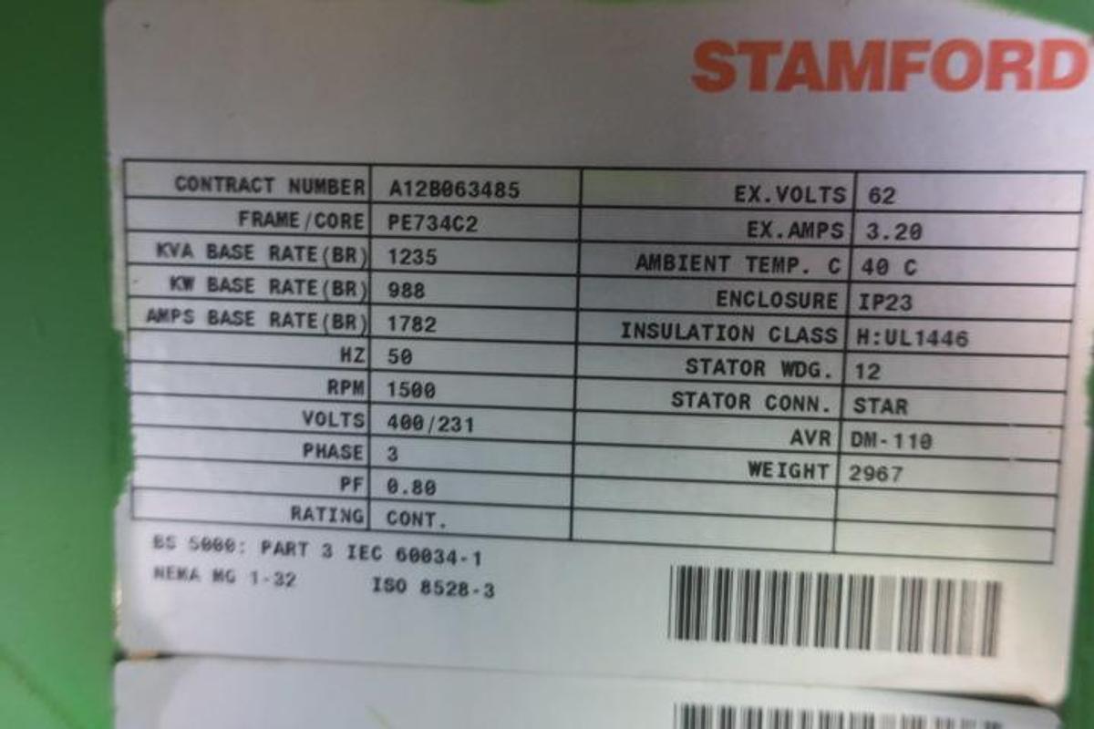 Used 2012 Jenbacher J320GS - 999 KWe