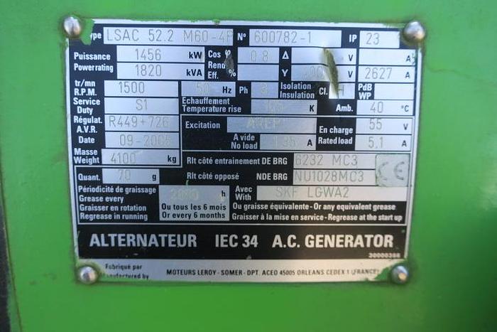 Used 2005 Jenbacher J420 - 1451 KWe