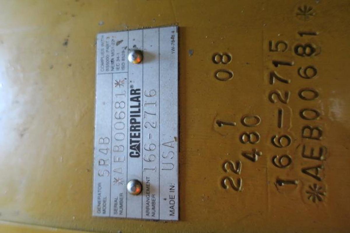 Used 2008 Caterpillar 3512B-HD