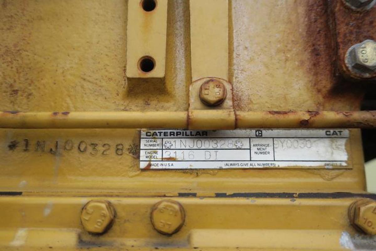 Used 2002 Caterpillar 3116 - 113/124 KVA