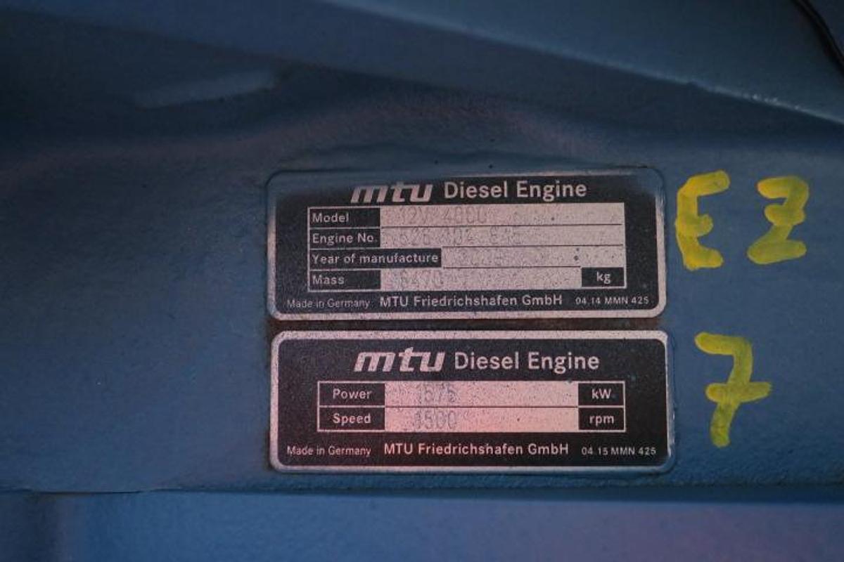 Used 2009 MTU 12V4000 - 2000 KVA