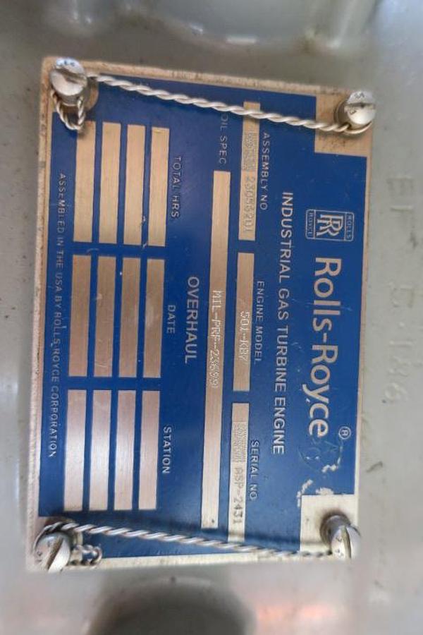 Used 2013 Centrax CX501 KB7 - 5,2MWe