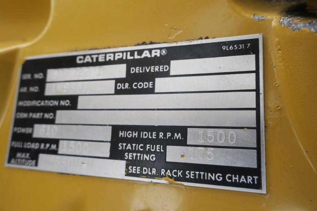 Used Caterpillar 3412 - 519/570 KVA