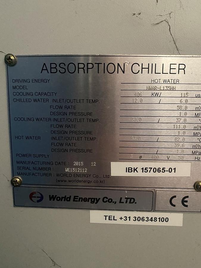 Used 2015 CHILLER IBK