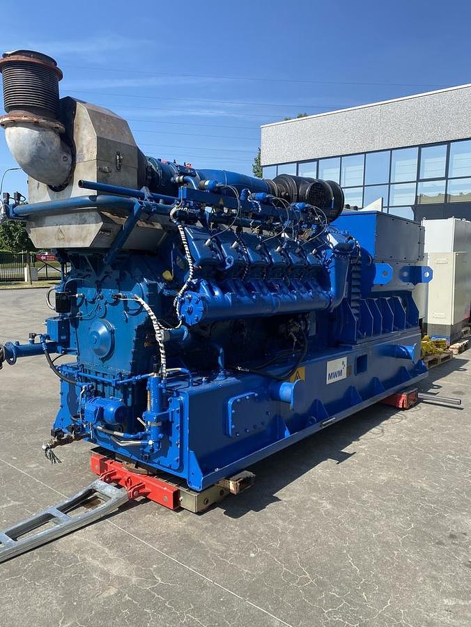Used 2015 MWM TCG2020V12 - 1000 KWe
