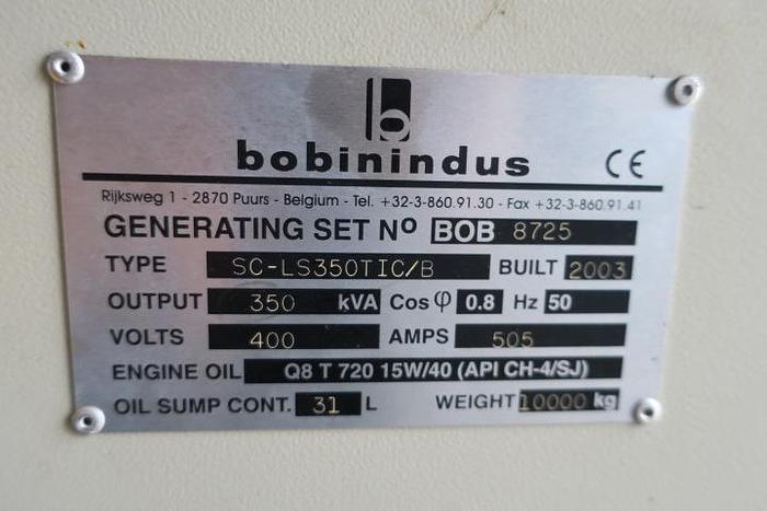 Used 2003 Scania DC12 - 350/385 KVA