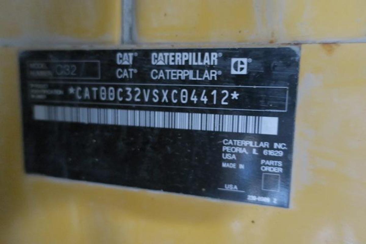 Used 2009 Caterpillar C32 - 1000/1100 KVA