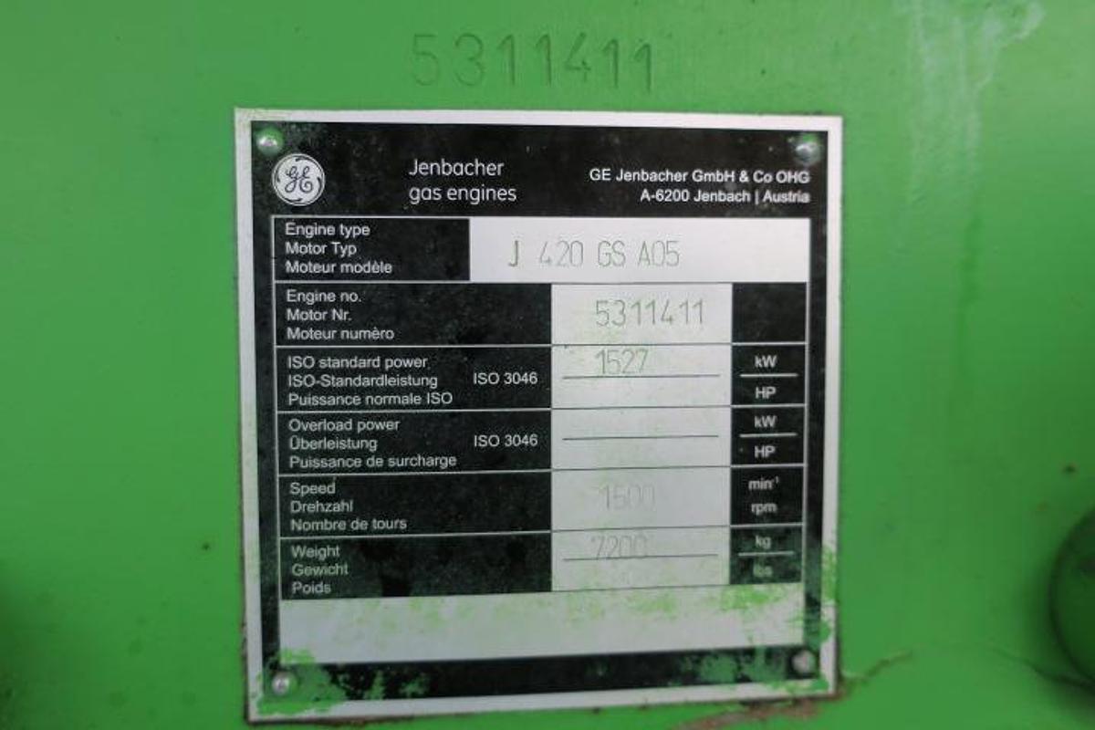 Used 2007 Jenbacher J420