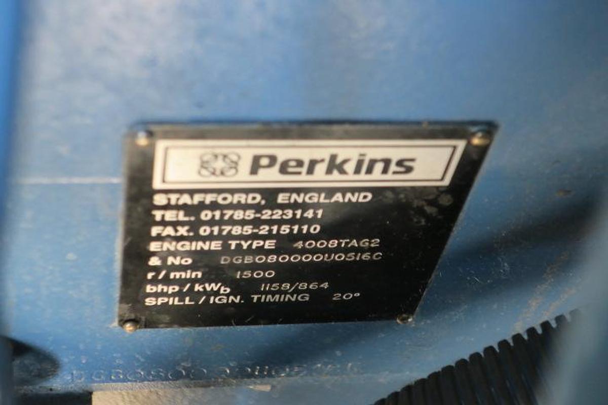 Used 1997 Perkins 4008TAG2 - 1000/1100 KVA