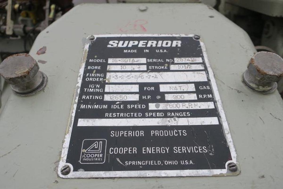 Used 1983 Cooper Superior 16-SGTA - 2650 HP