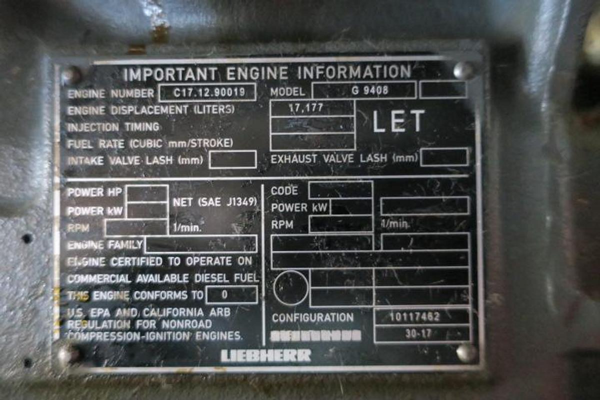 Used 2006 Liebherr G9408 - 240 KWe