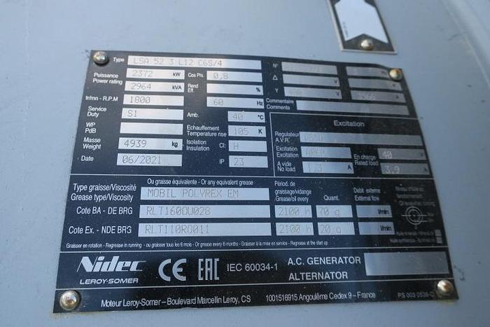 Unused 2021 MTU 16V4000 L64FNER - 1934 KWe