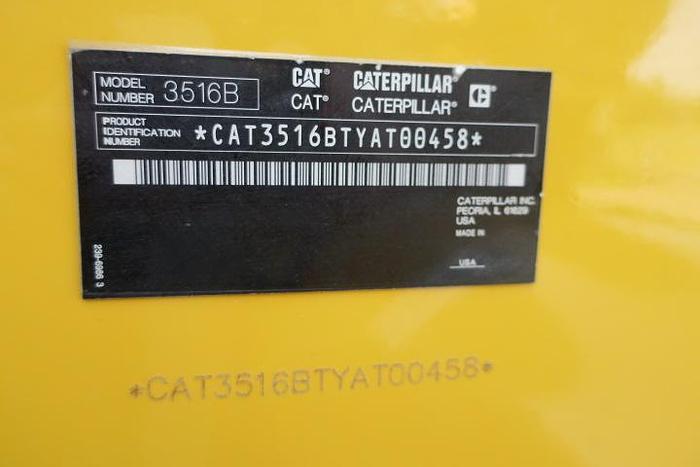 Used 2011 Caterpillar 3516B - 2500/2750 KVA