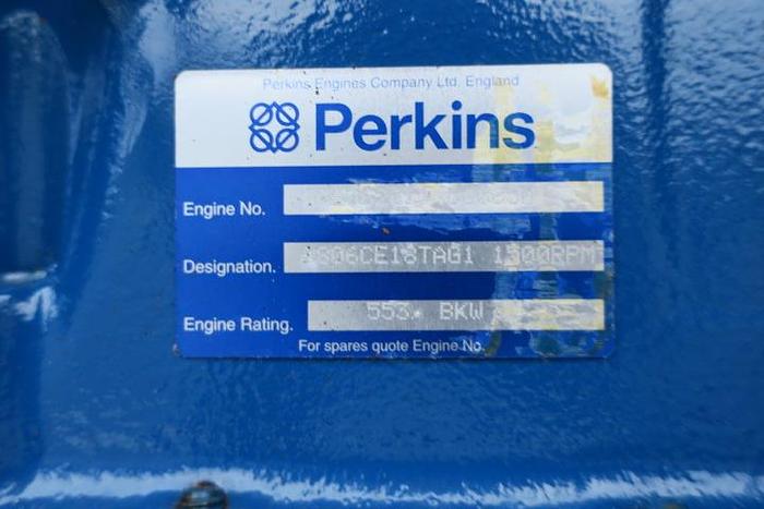 Used 2014 Perkins 2806TAG1 - 650/700 KVA