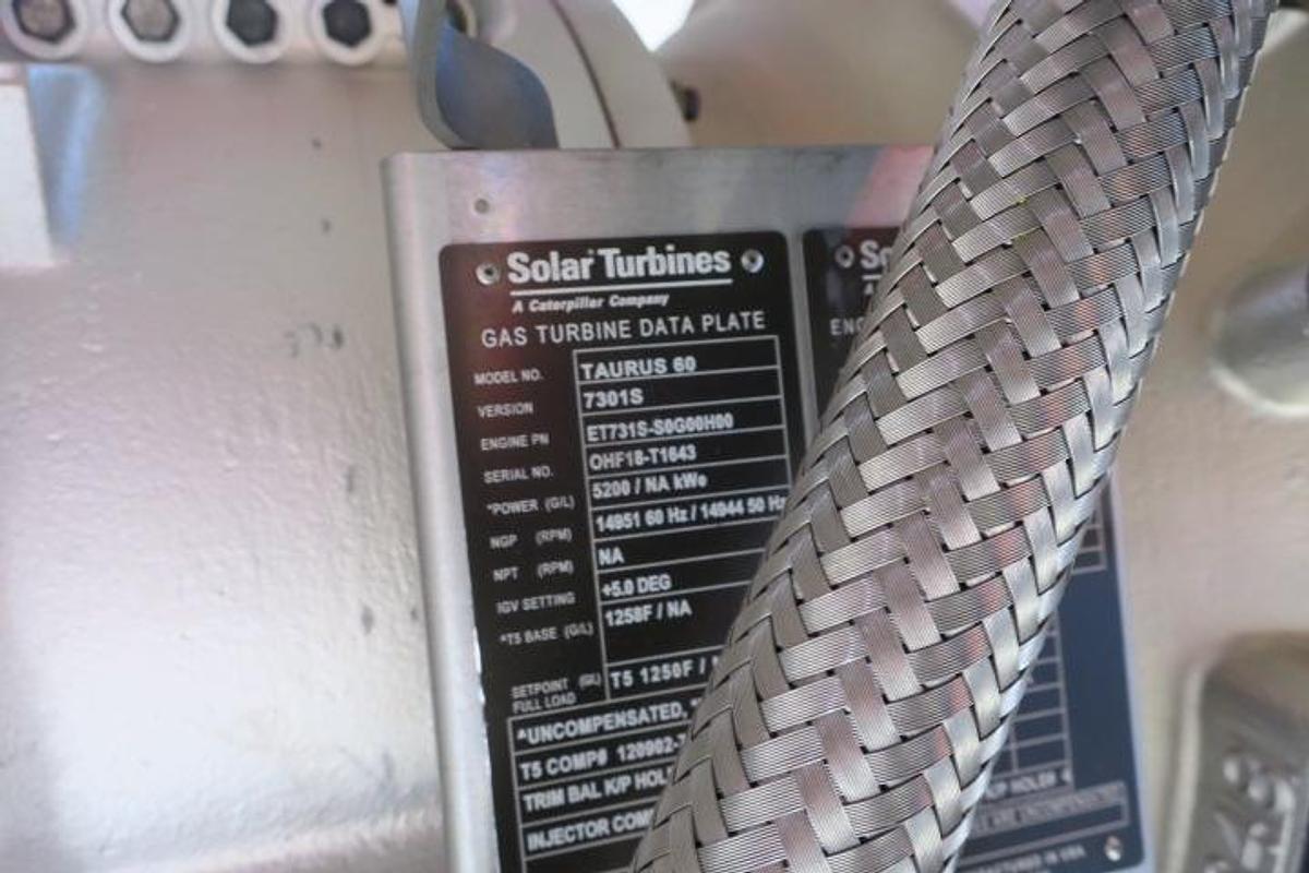 Used TURBOMACH SOLAR TAURUS 60/7301S