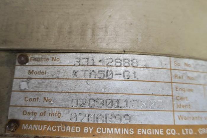 Used 1999 Cummins KTA50G1 - 1300 HP