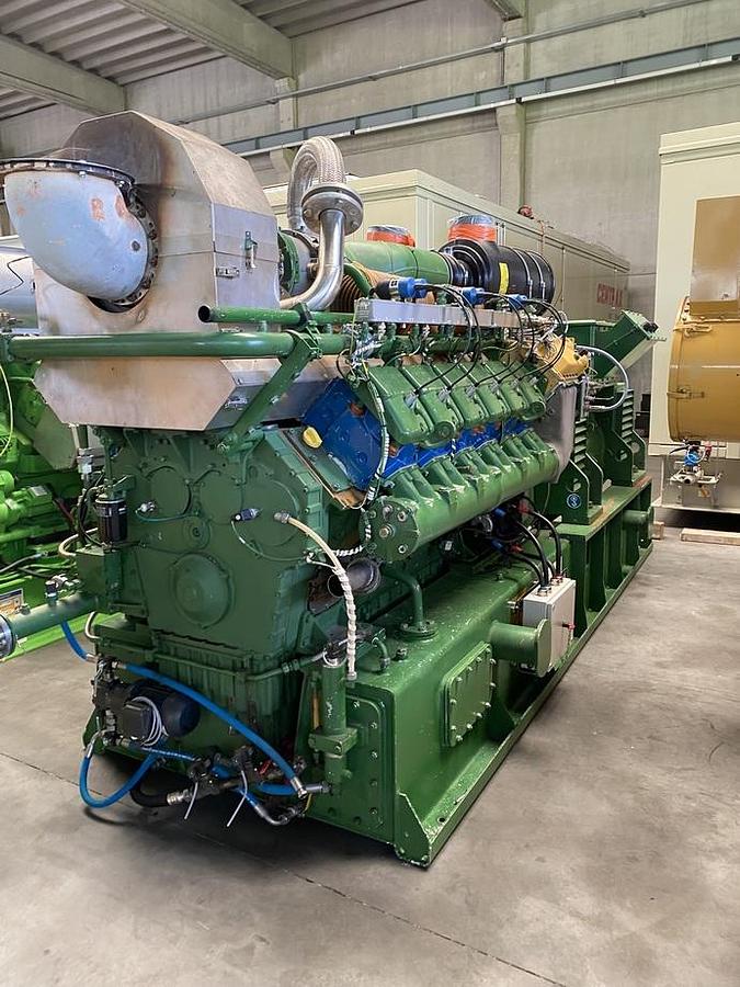 Used 2012 MWM TCG2020V12 - 1200 KWe