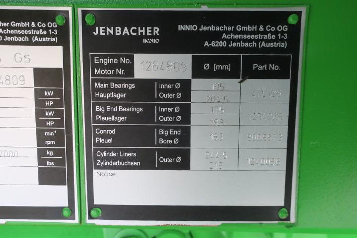 Used 2024 Jenbacher JMS624GS-NLC